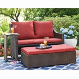 Four Seasons Courtyard Redington All-Weather 3-Piece Patio Seating Set, Red - 396114