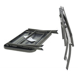 Four Seasons Courtyard Novara 4 Piece Steel Folding Outdoor Conversation Set - 396146