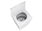 SAMSUNG 4.1 cu. ft. Capacity Top Load Washer with Soft-Close Lid and 8 Washing Cycles in White - WA41A3000AW-KT