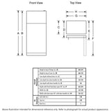 GE APPLIANCES GTE21GTHBB GE(R) ENERGY STAR(R) 21.1 Cu. Ft. Top-Freezer Refrigerator - GTE21GTHBB-KT