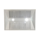 Kucht Professional 30" Wall Mount Range Hood 900 CFM in White - KRH3015-W