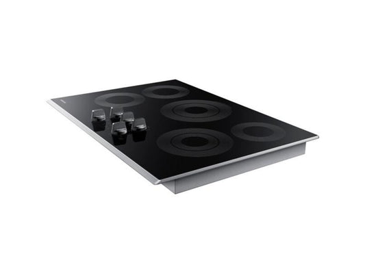 SAMSUNG 30" Smart Electric Cooktop in Stainless Steel - NZ30K6330RS-KT