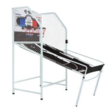 Rally and Roar 2 Player Foldable Arcade Cage Basketball Game with LED Scorer - 405067