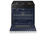 SAMSUNG Bespoke 6.0 cu. ft. Smart Slide-In Gas Range with Air Sous Vide & Air Fry in White Glass - NSG6DB850012-KT