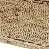 texxture Ormond Woven Rattan Dining Chair Metal Legs for Home Furniture, Natural - 414538
