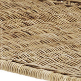 texxture Ormond Woven Rattan Patio and Lounge Chair with Metal Legs, Natural - 414540