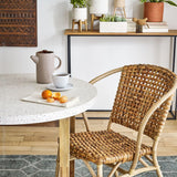 texxture 2 Pack Lilas Woven Rattan Bistro Chairs for Home Furniture, Natural - 414543