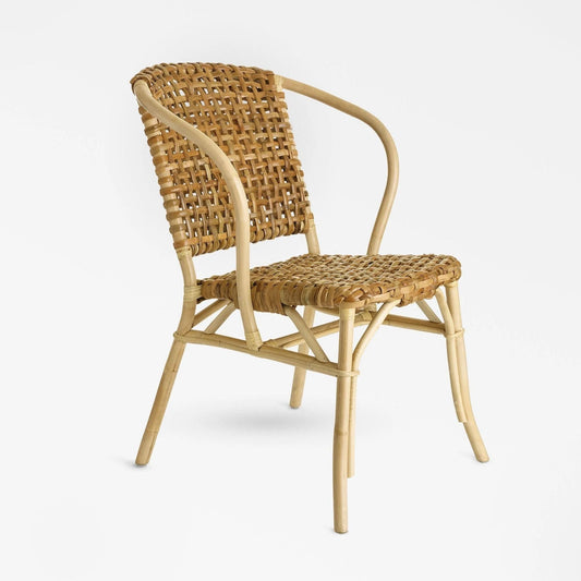 texxture 2 Pack Lilas Woven Rattan Bistro Chairs for Home Furniture, Natural - 414543
