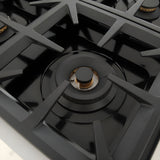 Kucht Professional 36 in. 5.2 cu ft. Propane Gas Range - KFX360/LP-S