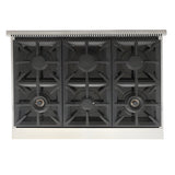 Kucht Professional 36 in. 5.2 cu ft. Natural Gas Range - KFX360-S