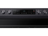 SAMSUNG 6.3 cu. ft. Smart Freestanding Electric Range with No-Preheat Air Fry & Convection in Black Stainless Steel - NE63A6511SG-KT