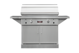 TEC Grills 44" Patio On Stainless Cabinet With Side Shelves (64") - PFR2LPCABS
