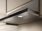 Elica - MODENA - Techne - 30" W x 20" D x 9" H, Stainless & Black Glass - UNDERCABINET HOODS - EMD530S3