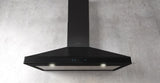 Elica - VARNA BLACK - Techne - 36" W x 19 11/16" D x 10 1/4" H, Black Stainless & Black Glass - Wall Mount Hoods - EVR636BL