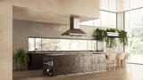 Elica - LEONE ISLAND - Elica Pro - 36" W x 27" D x 12 3/4" H, Stainless - Island Hoods - ELI136S2