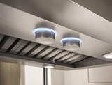 Elica - LEONE ISLAND - Elica Pro - 36" W x 27" D x 12 3/4" H, Stainless - Island Hoods - ELI136S2