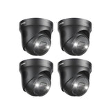 Zosi 4PCS 4K Add-on PoE Security Cameras, Person & Vehicle Detection, C225 - 4PCS 4K