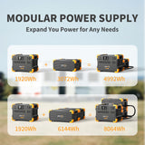 PECRON EB3000-24V  Expansion Battery 3072Wh for E2000LFP ONLY - EB3000-24V