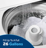 GE APPLIANCES GTW385ASWWS GE(R) 4.3 cu. ft. Capacity Washer with Stainless Steel&#x00A0;Basket,Cold&#x00A0;Plus and Water Level Control&#x200B; - GTW385ASWWS-KT