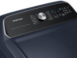 SAMSUNG 7.4 cu. ft. Smart Electric Dryer with Pet Care Dry and Steam Sanitize+ in Brushed Navy - DVE54CG7150D-KT