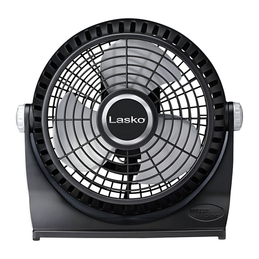 Lasko 10" Breeze Machine Pivoting Table Fan, 2 Speeds - 505