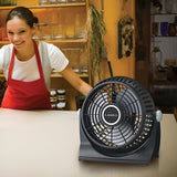 Lasko 10" Breeze Machine Pivoting Table Fan, 2 Speeds - 505