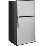 GE GIE21GSHSS 33 Inch Top-Freezer Refrigerator with 21.2 cu. ft. Capacity - GIE21GSHSS-KT