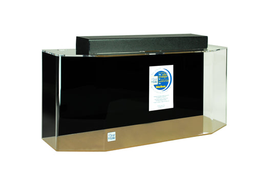 ADVANCE AQUA TANKS Clear for Life Acrylic Flat Back Hexagon Aquarium - 20 Gallon