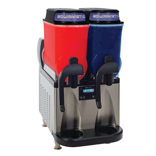 Bunn 58000.0015 Ultra NX Two Bowl Frozen Beverage Dispenser Black & Stainless - BU580000015