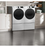 GE 5.0 cu. ft. Smart Front Load Washer w/ SmartDispense & OdorBlock - GFW655SSVWW-KT