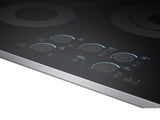 SAMSUNG 30" Smart Electric Cooktop with Sync Elements in Stainless Steel - NZ30K7570RS-KT