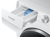 SAMSUNG 2.5 cu. ft. Compact Front Load Washer with AI Smart Dial and Super Speed Wash in White - WW25B6900AW-KT