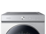 SAMSUNG Bespoke 7.6 cu. ft. Ultra Capacity Electric Dryer with AI Optimal Dry and Super Speed Dry in Silver Steel - DVE53BB8900TA3-KT