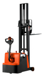 Tory Carrier Counterbalanced Electric Stacker Straddle Legs with Adjustable Forks 1212 lbs. Capacity 118" Lifting Height New - NAT11W-118