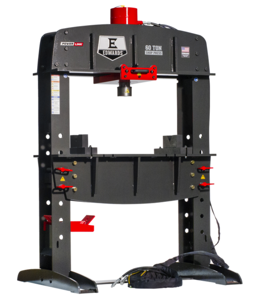 EDWARDS 60 Ton Shop Press & Portable Power Unit - HAT8010