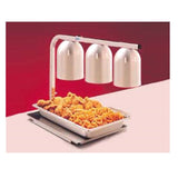 Nemco 6000A-3 750 Watt Freestanding Infrared Heat Lamp with 3 White Bulbs - NE6000A3