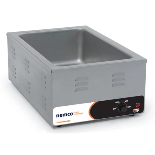 Nemco 6055A-43 Wet Operation Countertop Warmer Accepts (4) 1/3 Size Pans - NE6055A43