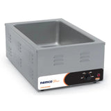 Nemco 6055A-43 Wet Operation Countertop Warmer Accepts (4) 1/3 Size Pans - NE6055A43