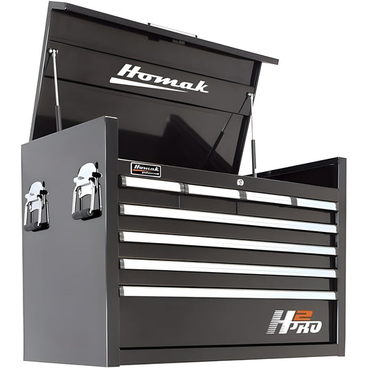 Homak  36″ H2PRO Series 8 Drawer Top Chest - BK02036081