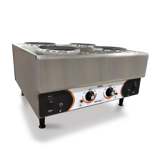 Nemco 6311-4-240 Four Burner Electric Countertop Hotplate - NE63114240