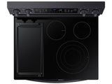 SAMSUNG NE63A6751SG 6.3 cu. ft. Smart Electric Range, Flex Duo™, No-Preheat Air Fry & Griddle, Black Stainless Steel