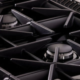 Kucht Gemstone Professional 30" 4.2 cu. ft. Natural Gas Range in Titanium Stainless Steel with Gold Accents - KEG303