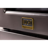 Kucht Gemstone Professional 36" 5.2 cu. ft. Dual Fuel Range in Titanium Stainless Steel with Gold Accents - KED364