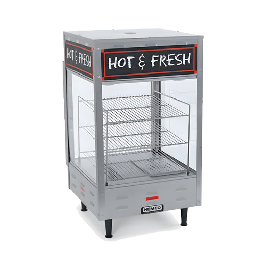 Nemco 6455-2 Pass-Thru Countertop Heated Merchandiser with Three 19" Square Shelves - NE64552