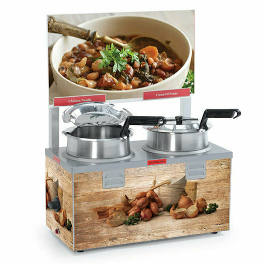 Nemco  Soup Warmer with Triple 7-Quart Wells - NE6510T4P