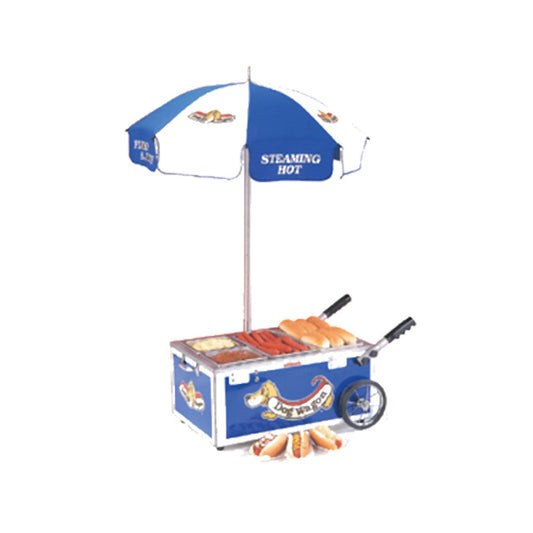 Nemco Mini Countertop Hot Dog Steamer Cart - NE6550DW