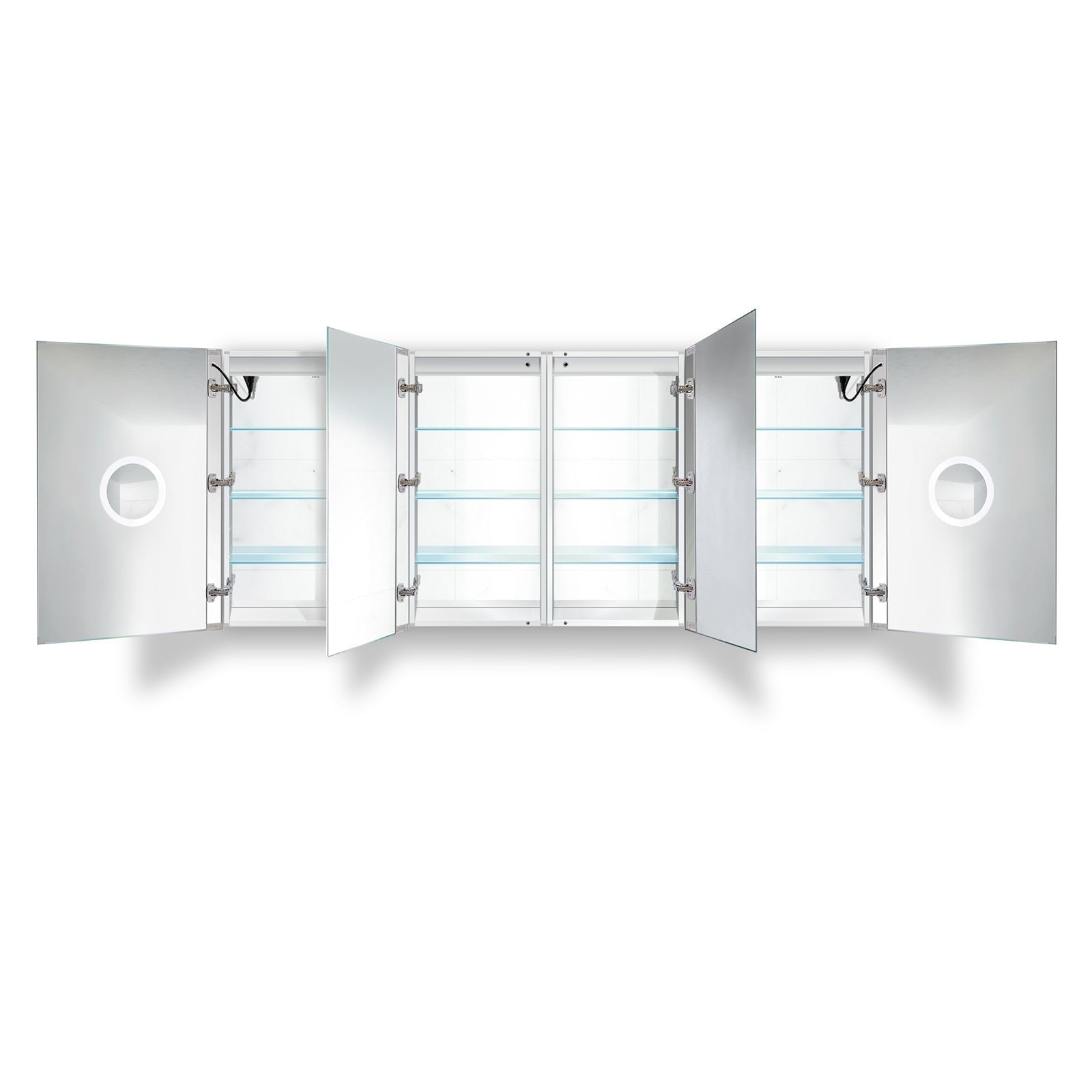 Krugg Svange 8436DLLRR 84″ X 36″ LED Medicine Cabinet with Dimmer & Defogger SVANGE8436DLLRR