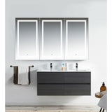 Krugg Svange 7242TLLR 72″ X 42″ LED Medicine Cabinet with Dimmer & Defogger SVANGE7242TLLR