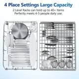 Airmsen Portable Countertop Dishwasher with Built-in Water Tank, 5 Place Settings - E4052904165