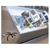 KOKOMO Professional Built-in Power Burner with Led Lights and Removable Grate for Wok - KO-PRO-PB